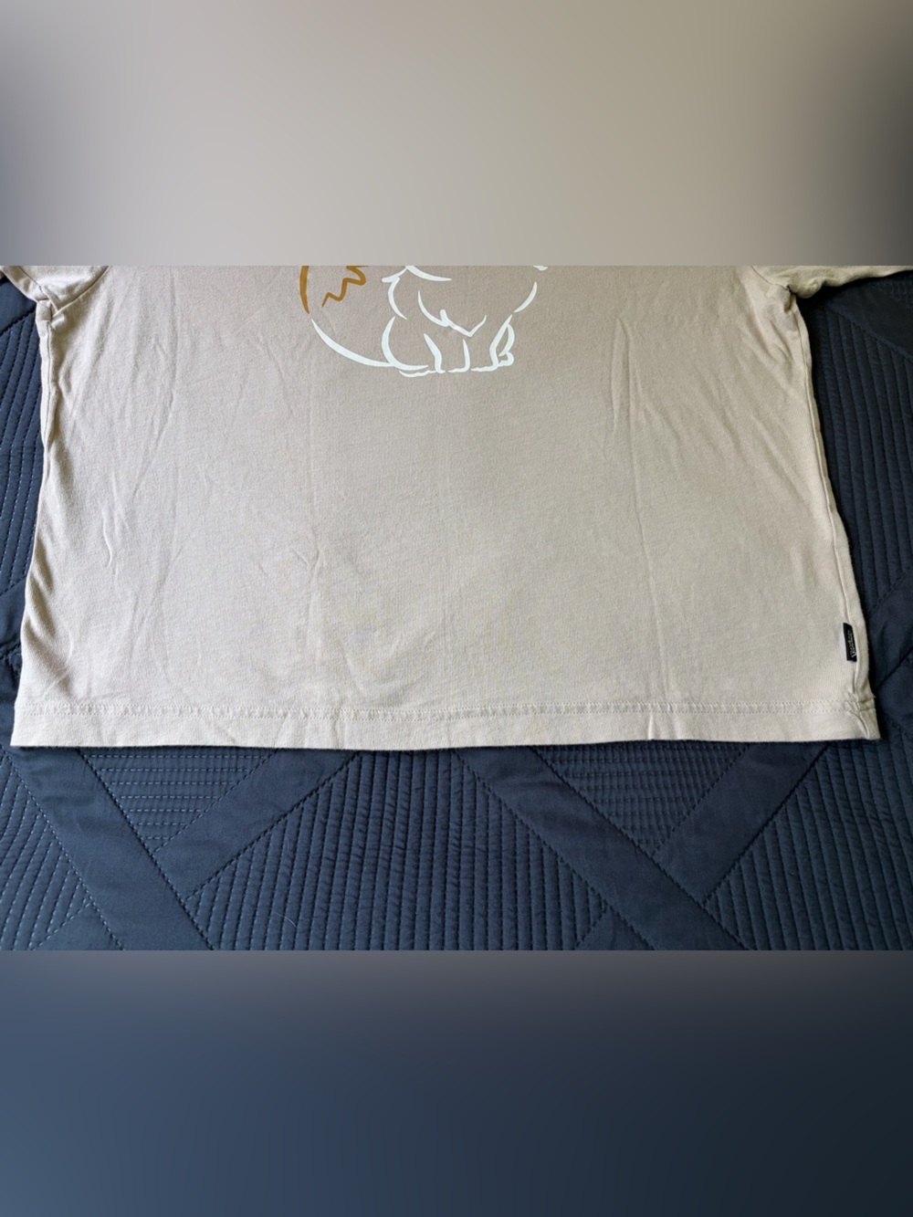 Pokémon x UNIQLO UT Eevee Graphic T-Shirt Beige 2020 Size M - Picture 4 of 16